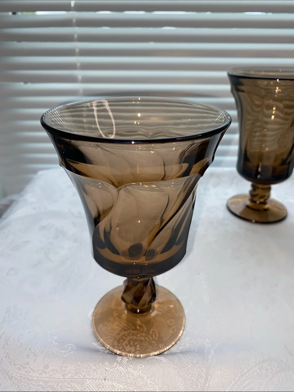 6 Vintage Fostoria 